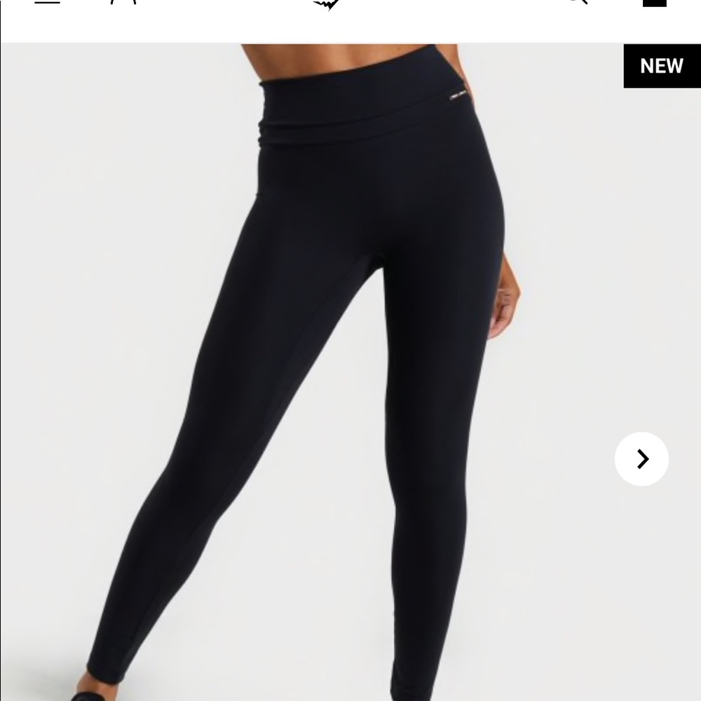Whitney x gymshark black leggings M brand new